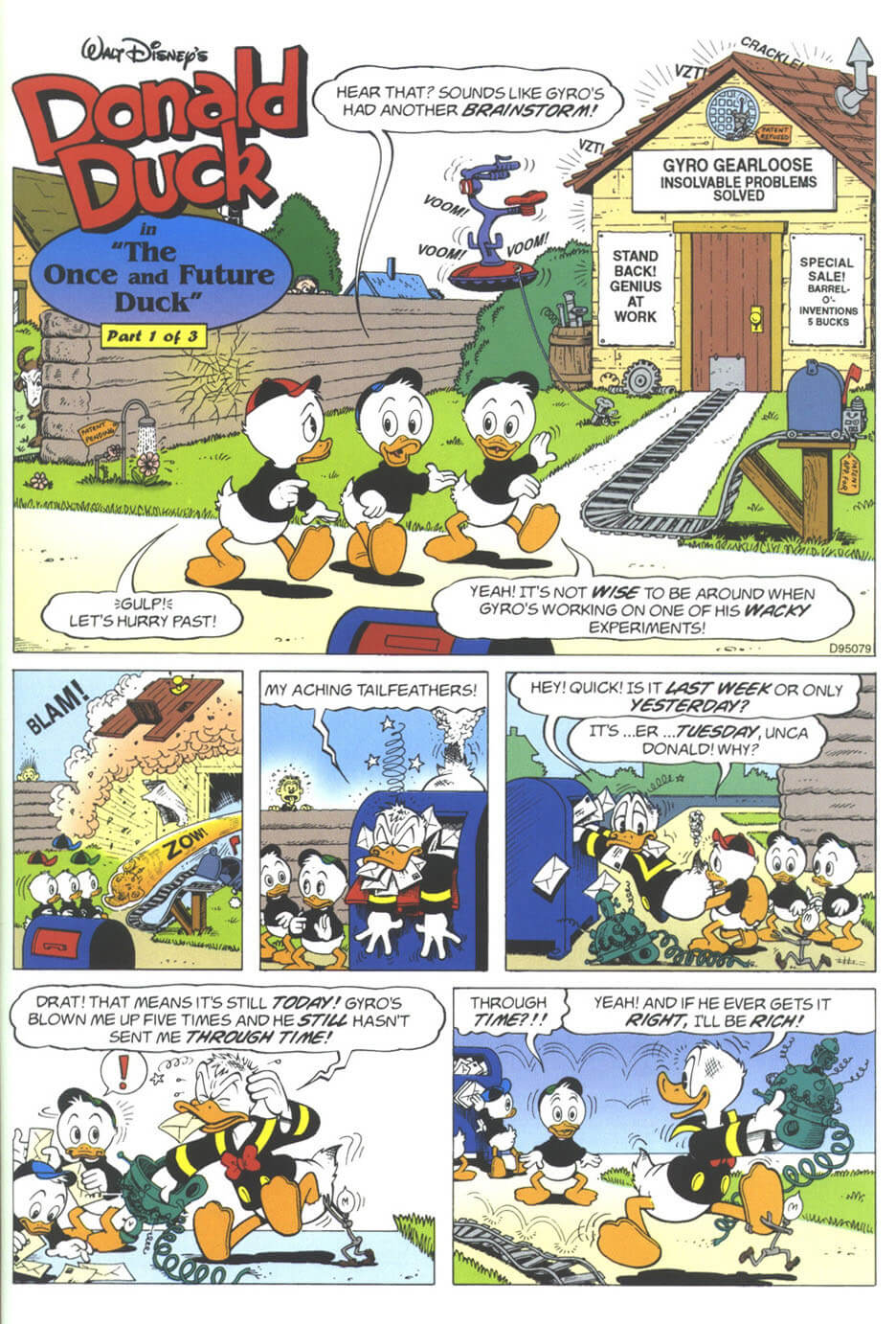 The Once and Future Duck first page